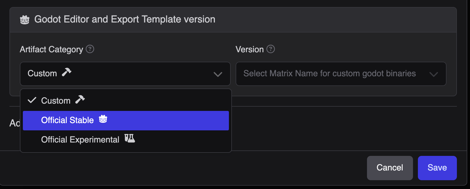 Confirm project type