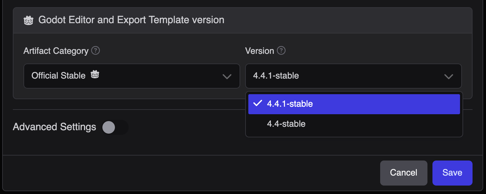 Confirm project type