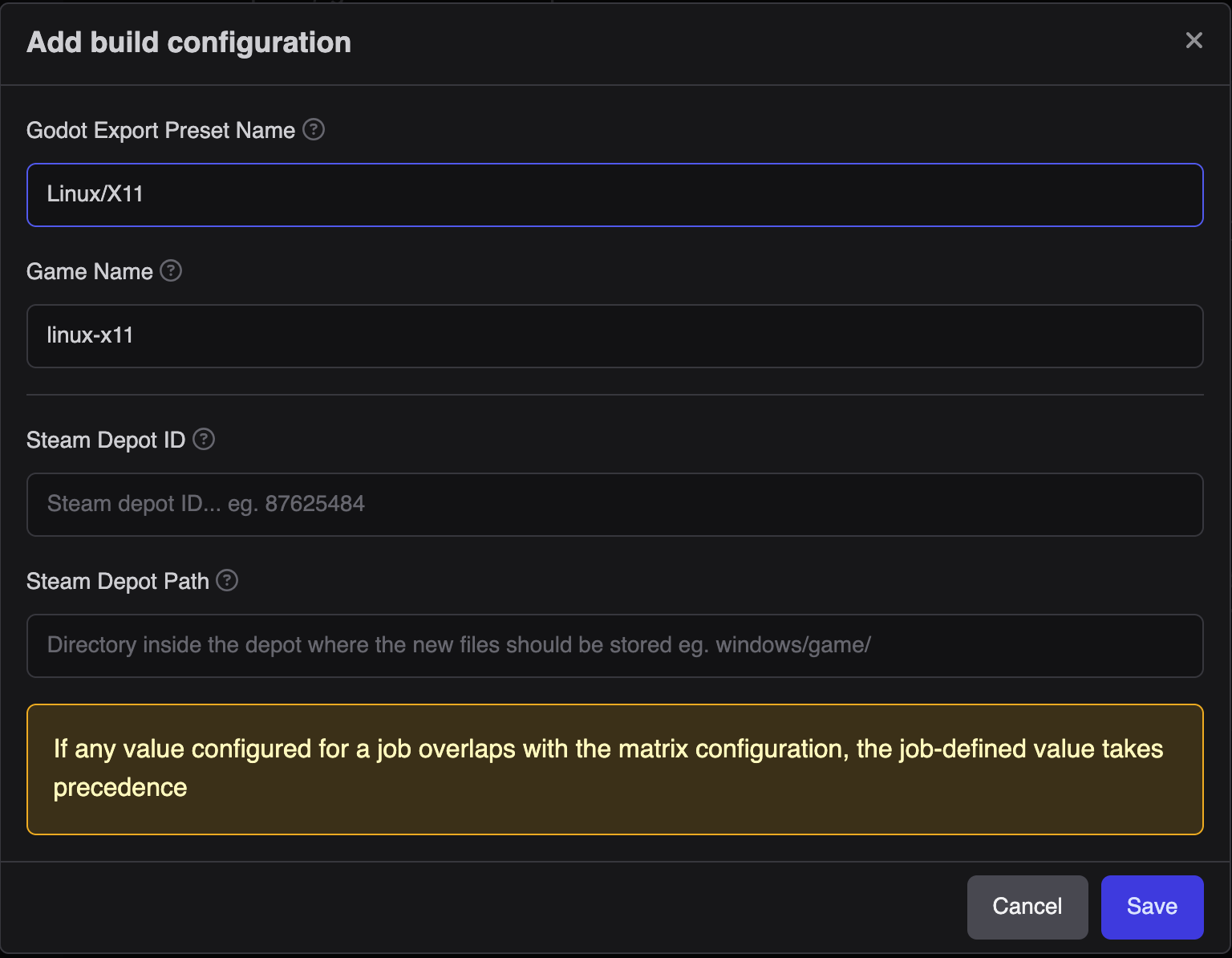 Confirm project type