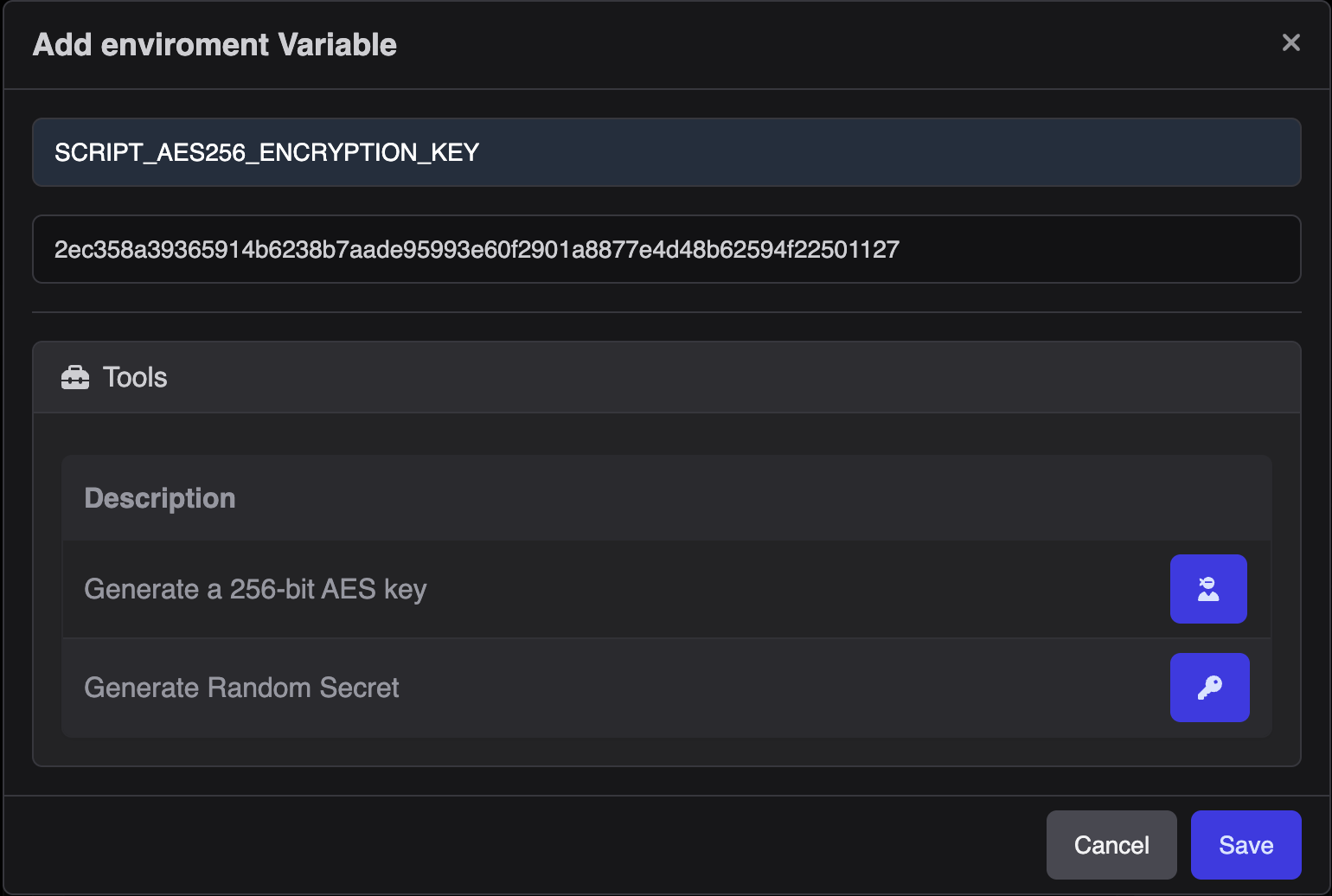 Variable Value